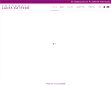Tablet Screenshot of lauracantero.net